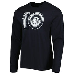 Brooklyn Nets '47 10th Anniversary Super Rival Long Sleeve T-Shirt Black | 47 brand US