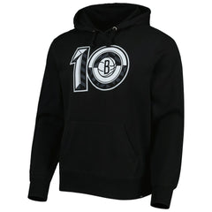 Brooklyn Nets '47 10th Anniversary Headline Pullover Hoodie Black | 47 brand US