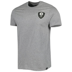 Brooklyn Nets '47 10th Anniversary Backer T-Shirt Heather Gray | 47 brand online