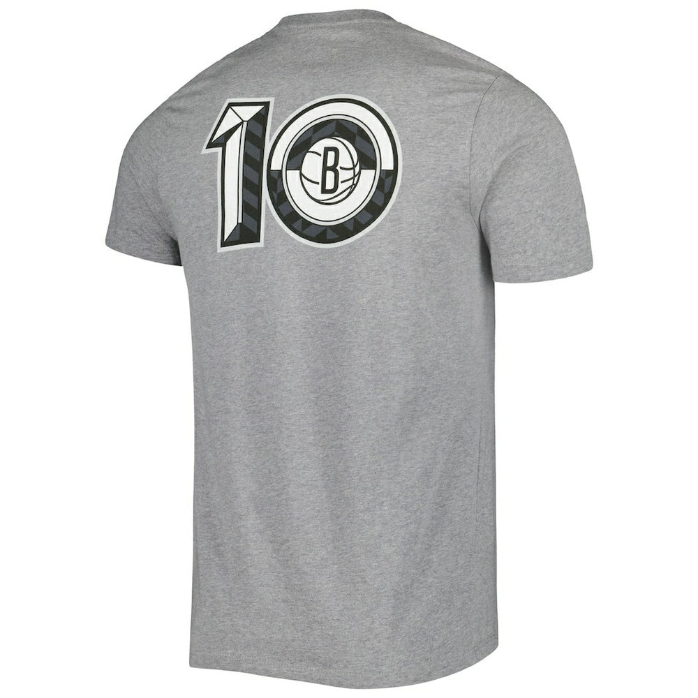 Brooklyn Nets '47 10th Anniversary Backer T-Shirt Heather Gray | 47 brand online