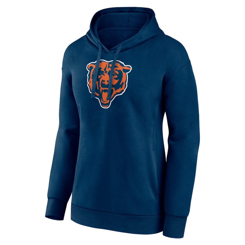 Chicago Bears Women's Primary Logo Pullover Hoodie Navy