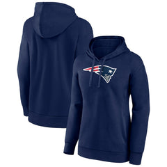 New England Patriots Women's Primary Logo Pullover Hoodie Navy