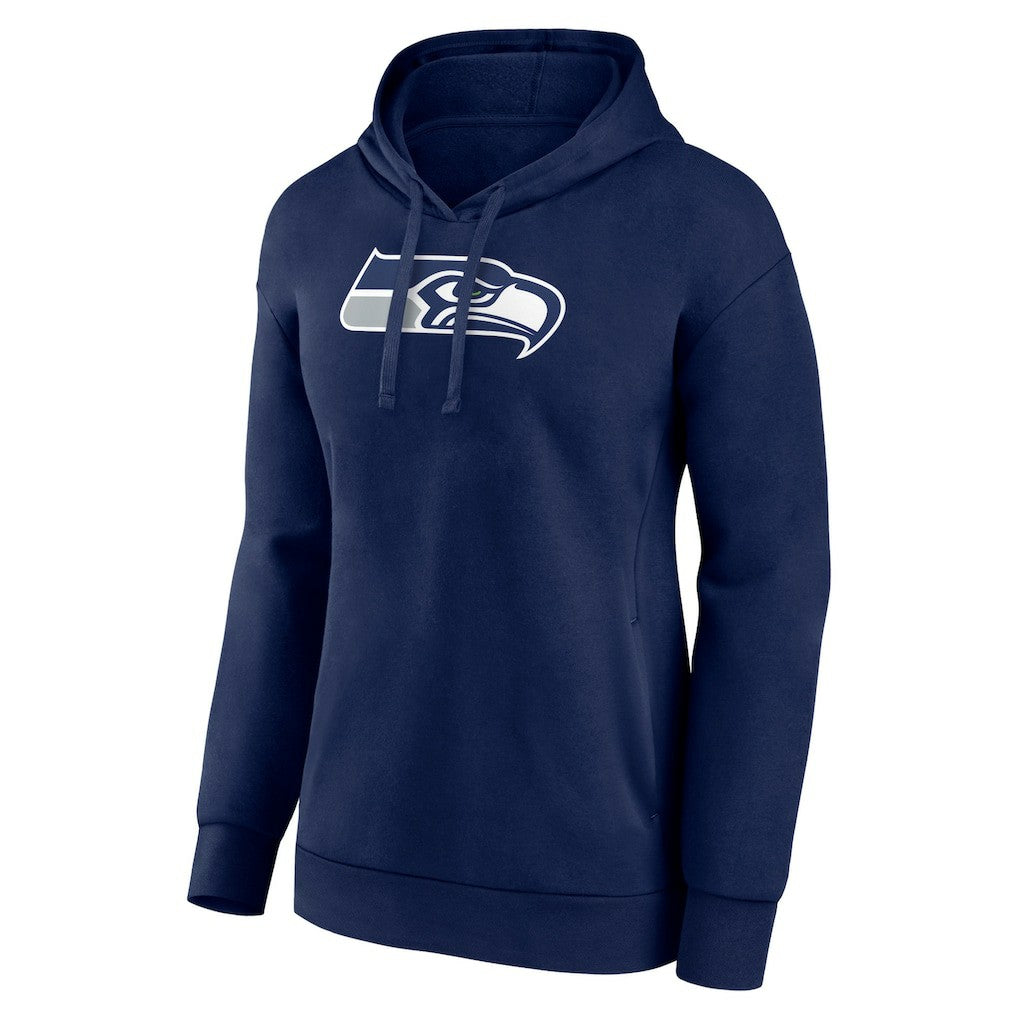 Seattle Seahawks Women's Primary Logo Pullover Hoodie College Navy