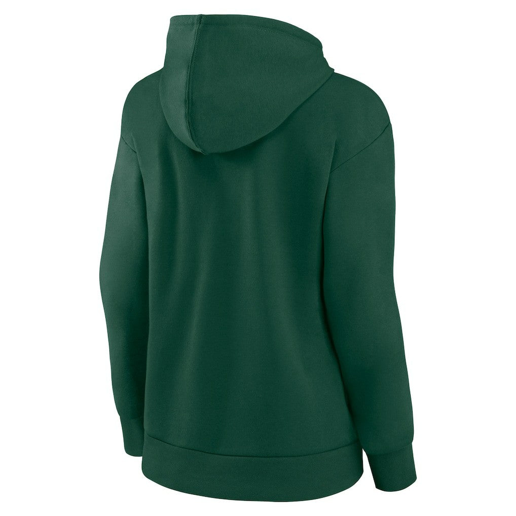 Green Bay Packers Women's Victory Script Pullover Hoodie Green