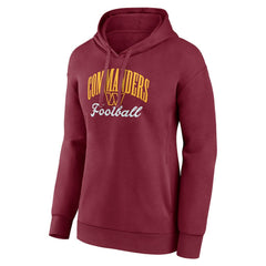 Washington Commanders Women's Victory Script Pullover Hoodie Burgundy