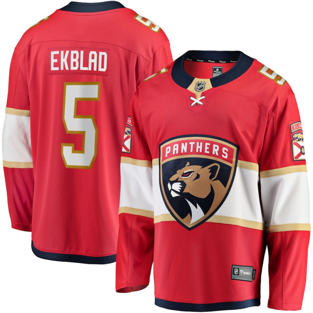 Aaron Ekblad Florida Panthers Fanatics Home Team Breakaway Player Jersey - Red - NHL 5146638