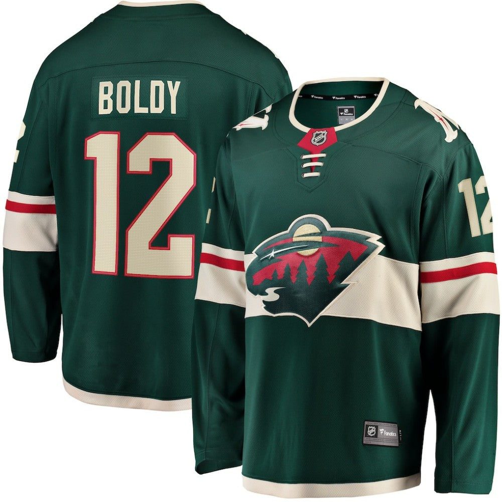 Matthew Boldy Minnesota Wild Fanatics Home Breakaway Player Jersey - Green - NHL 5146639