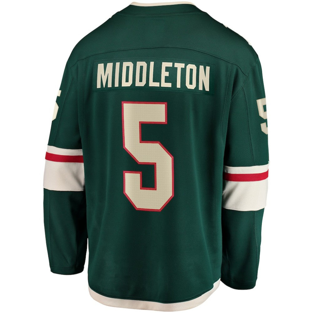 Jake Middleton Minnesota Wild Fanatics Home Breakaway Player Jersey - Green - NHL 5146644