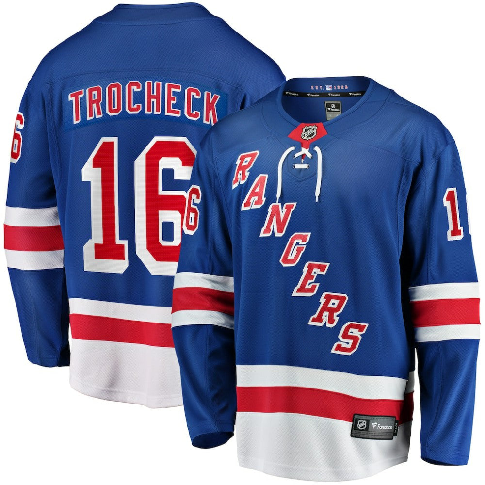 Vincent Trocheck New York Rangers Fanatics Home Breakaway Player Jersey - Blue - NHL 5146669