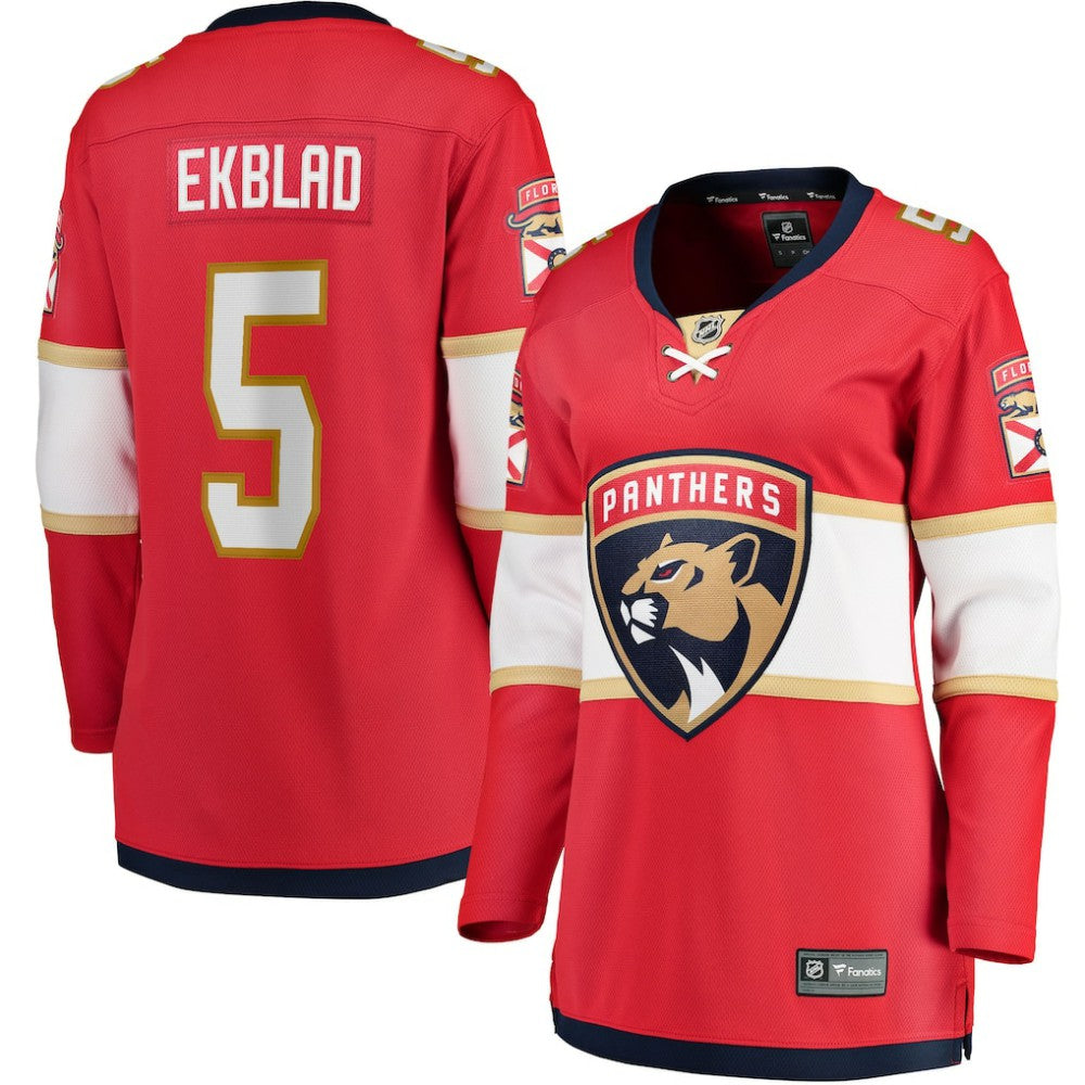 Aaron Ekblad Florida Panthers Fanatics Women's Home Team Breakaway Player Jersey - Red - NHL 5146672