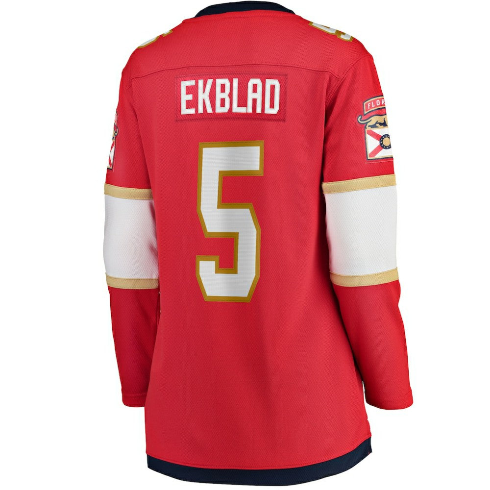 Aaron Ekblad Florida Panthers Fanatics Women's Home Team Breakaway Player Jersey - Red - NHL 5146672