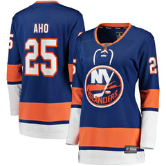 Sebastian Aho New York Islanders Fanatics Women's Home Breakaway Player Jersey - Royal - NHL 5146695