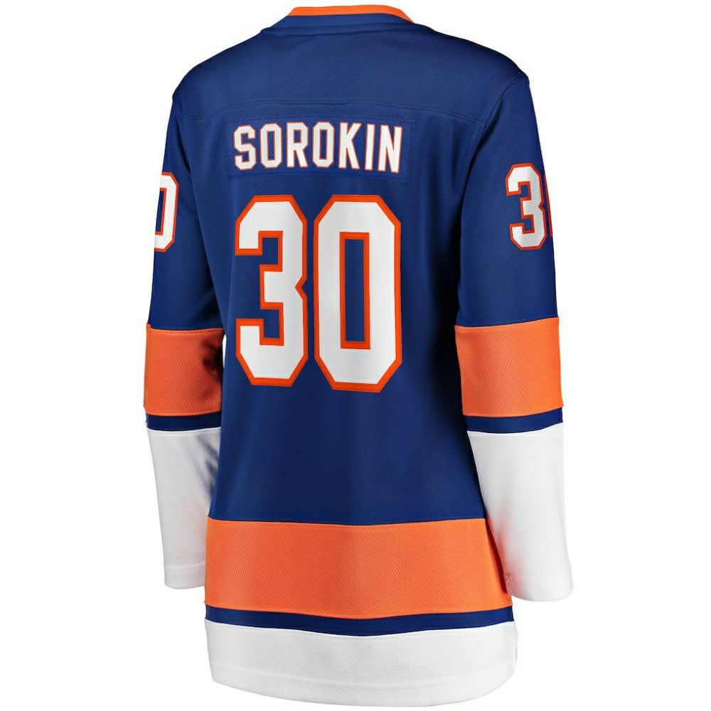 Ilya Sorokin New York Islanders Fanatics Women's Home Breakaway Player Jersey - Royal - NHL 5146699