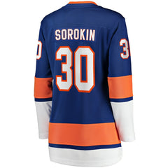 Ilya Sorokin New York Islanders Fanatics Women's Home Breakaway Player Jersey - Royal - NHL 5146699