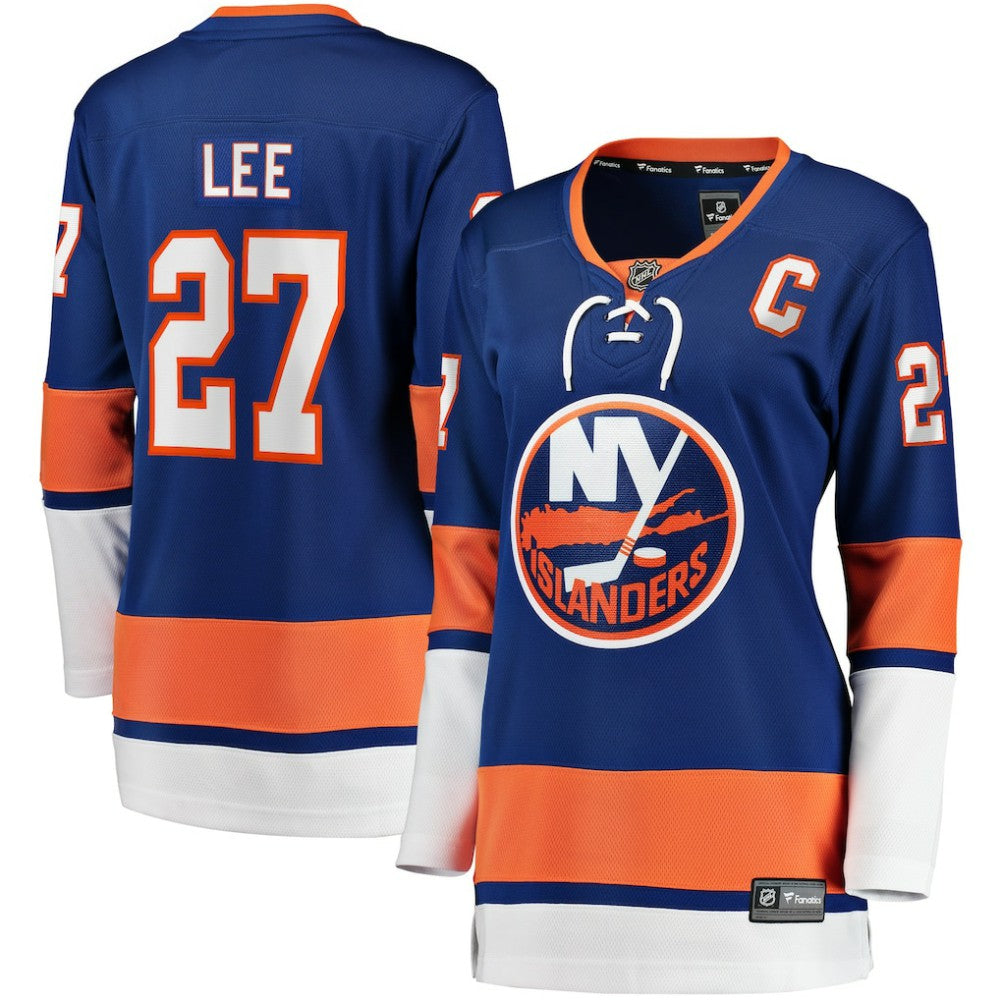 Anders Lee New York Islanders Fanatics Women's Home Captain Patch Breakaway Player Jersey - Royal - NHL 5146701