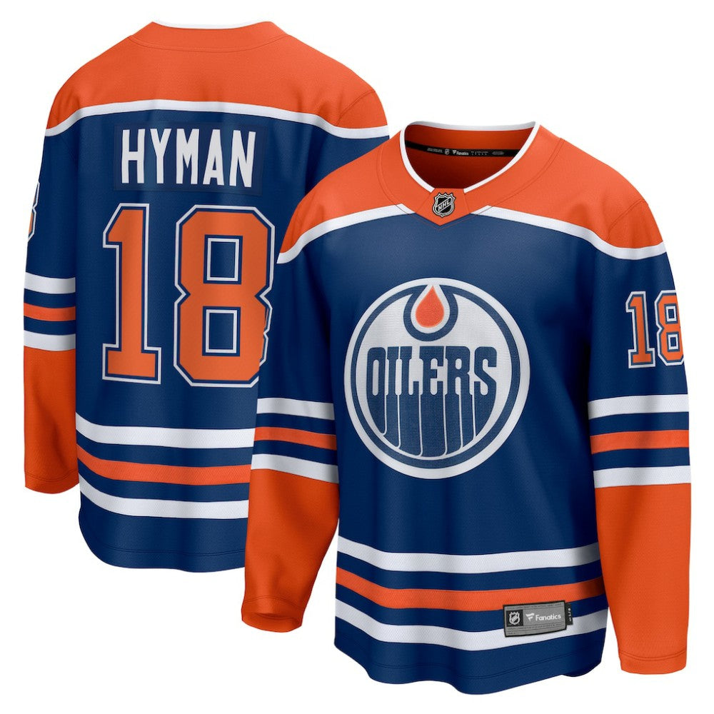 Zach Hyman Edmonton Oilers Fanatics Home Breakaway Player Jersey - Royal - NHL 5146733