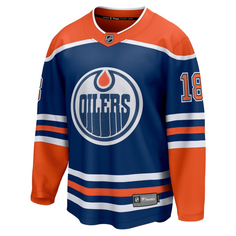 Zach Hyman Edmonton Oilers Fanatics Home Breakaway Player Jersey - Royal - NHL 5146733