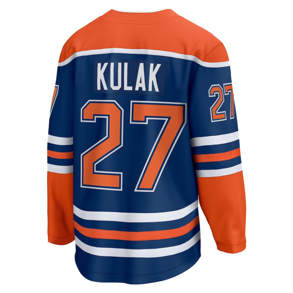 Brett Kulak Edmonton Oilers Fanatics Home Breakaway Player Jersey - Royal - NHL 5146742