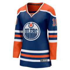 Zach Hyman Edmonton Oilers Fanatics Women's Home Breakaway Player Jersey - Royal - NHL 5146746