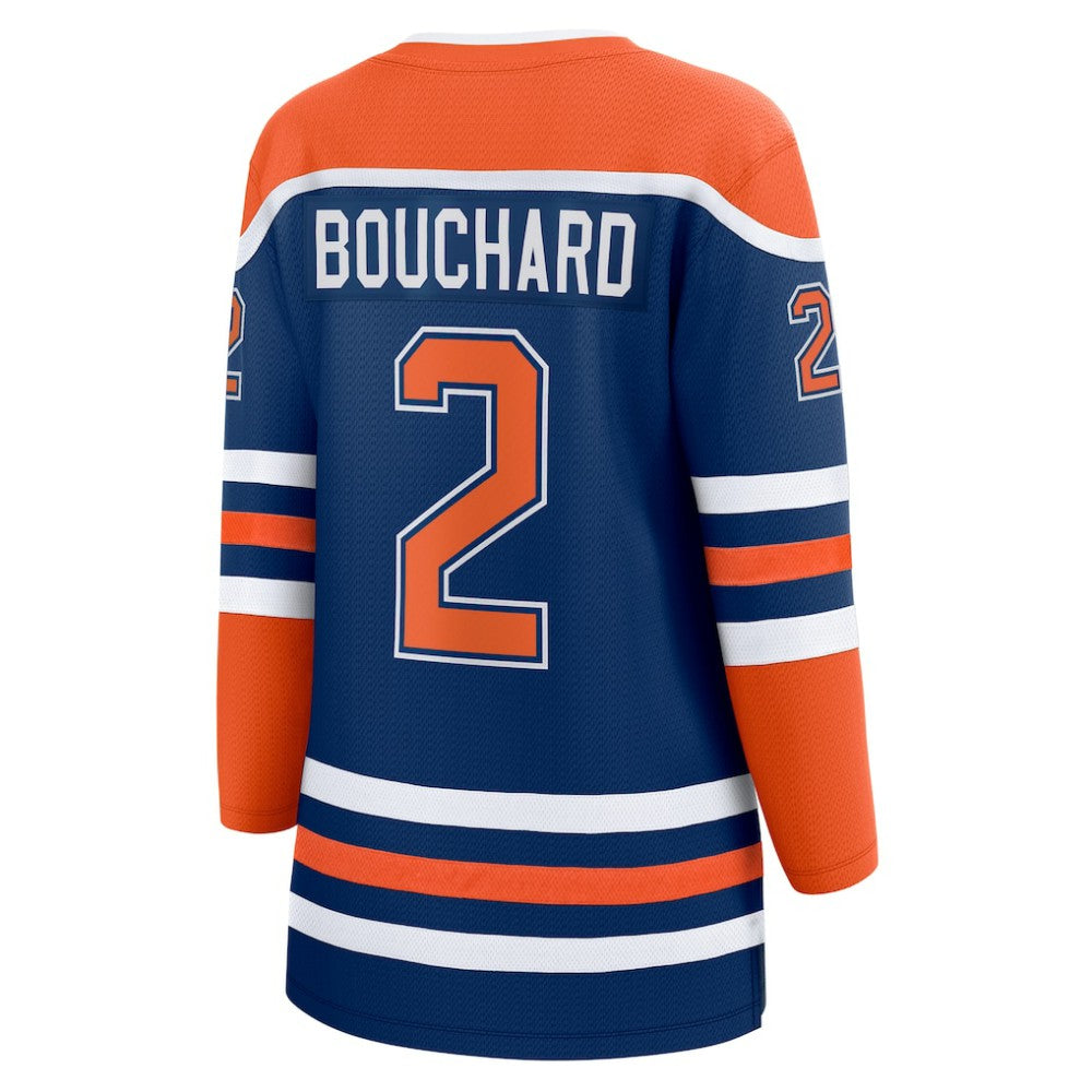 Evan Bouchard Edmonton Oilers Fanatics Women's Home Breakaway Player Jersey - Royal - NHL 5146751