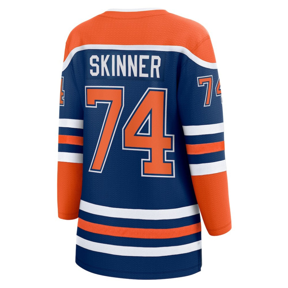 Stuart Skinner Edmonton Oilers Fanatics Women's Home Breakaway Player Jersey - Royal - NHL 5146756