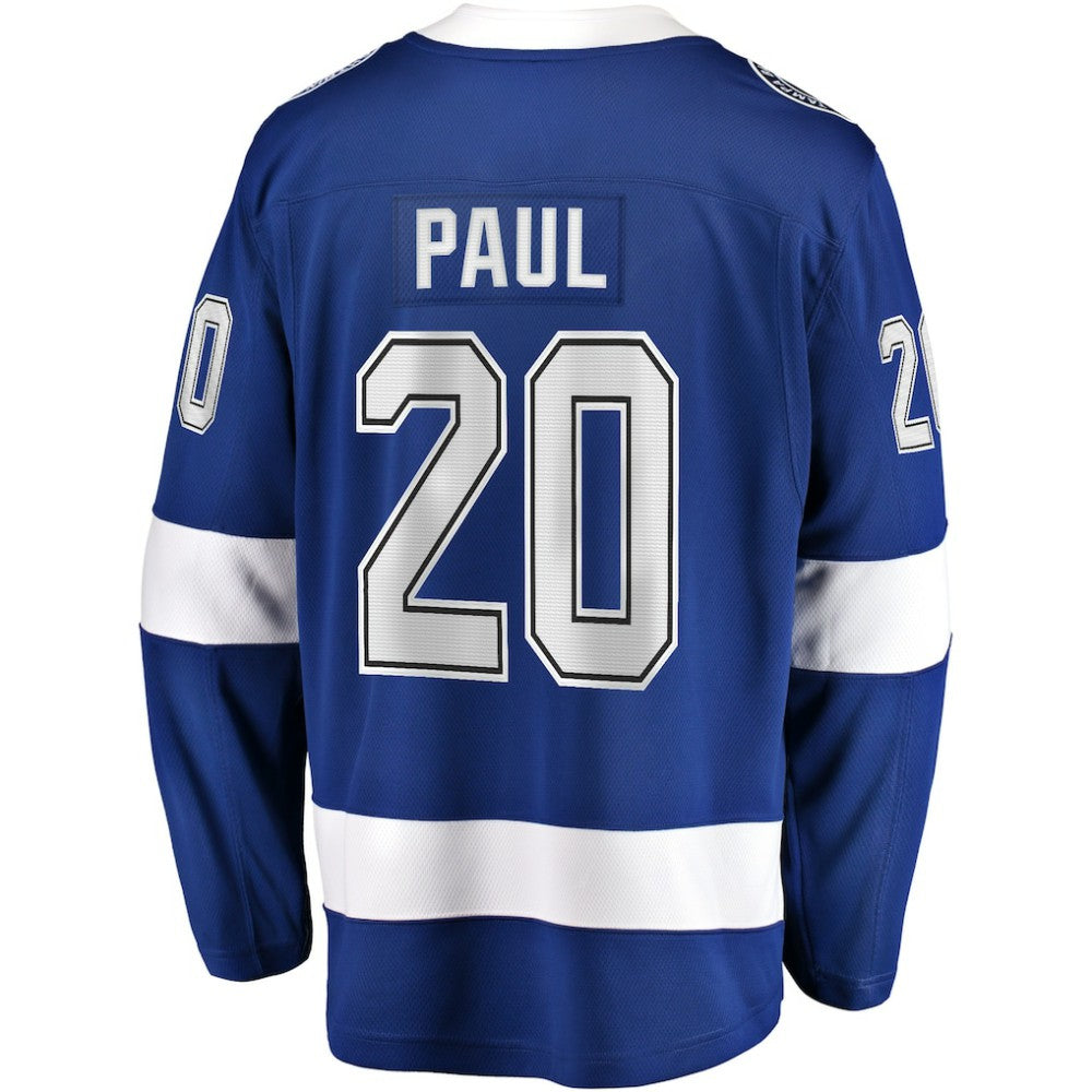 Nicholas Paul Tampa Bay Lightning Fanatics Home Breakaway Player Jersey - Blue - NHL 5148693