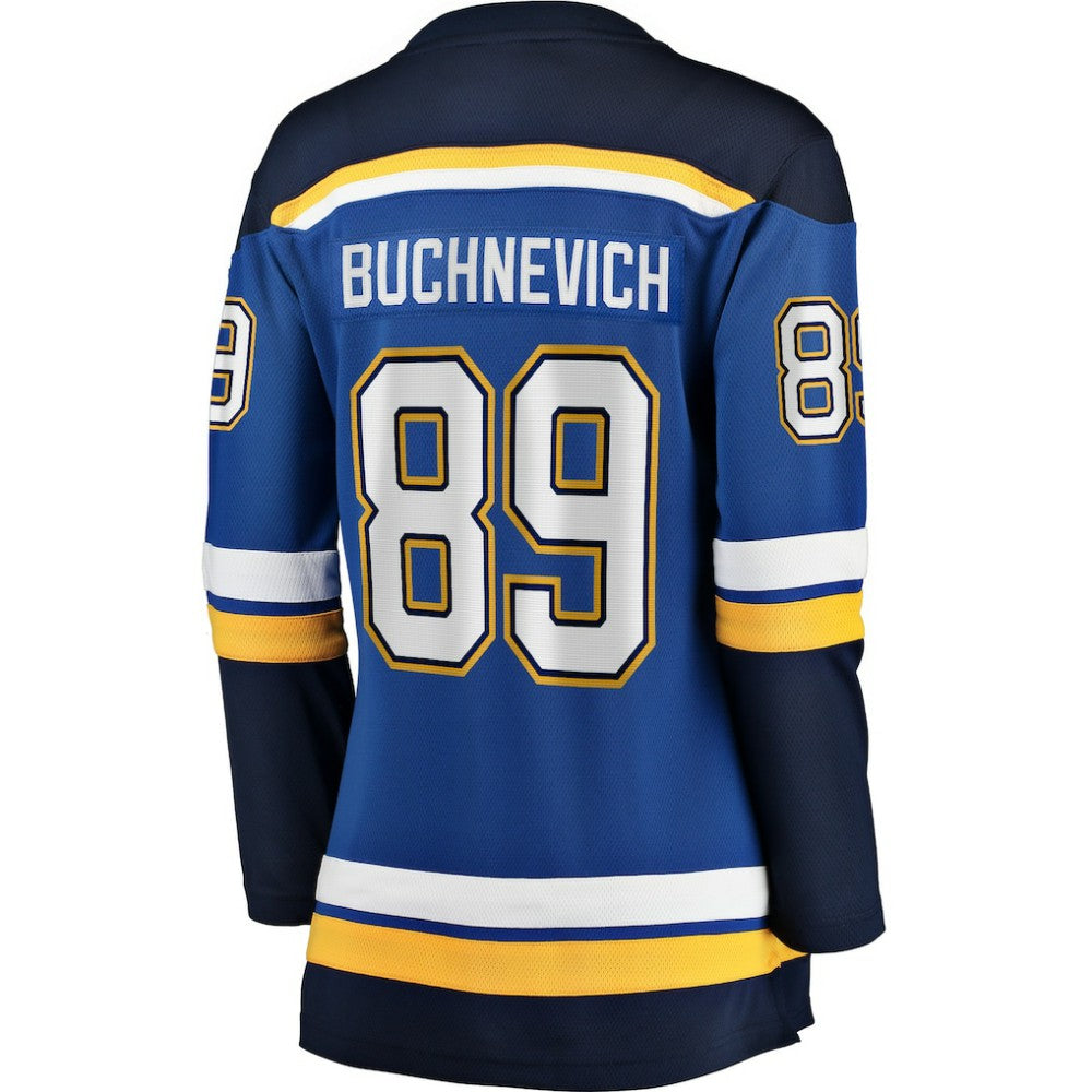 Pavel Buchnevich St. Louis Blues Fanatics Women's Home Breakaway Player Jersey - Blue - NHL 5148708