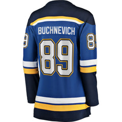 Pavel Buchnevich St. Louis Blues Fanatics Women's Home Breakaway Player Jersey - Blue - NHL 5148708