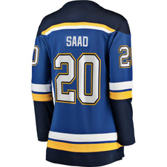 Brandon Saad St. Louis Blues Fanatics Women's Home Breakaway Player Jersey - Blue - NHL 5148713