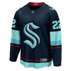 Oliver Bjorkstrand Seattle Kraken Fanatics Home Breakaway Player Jersey - Deep Sea Blue - NHL 5148744