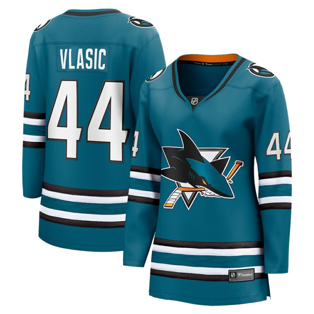 Marc-Edouard Vlasic San Jose Sharks Fanatics Women's Home Breakaway Player Jersey - Teal - NHL 5148769