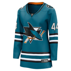 Marc-Edouard Vlasic San Jose Sharks Fanatics Women's Home Breakaway Player Jersey - Teal - NHL 5148769