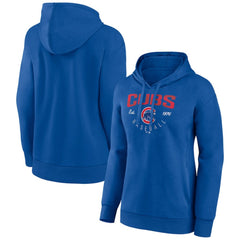 Chicago Cubs Women's Team Live For It Pullover Hoodie - Royal - MLB Discount