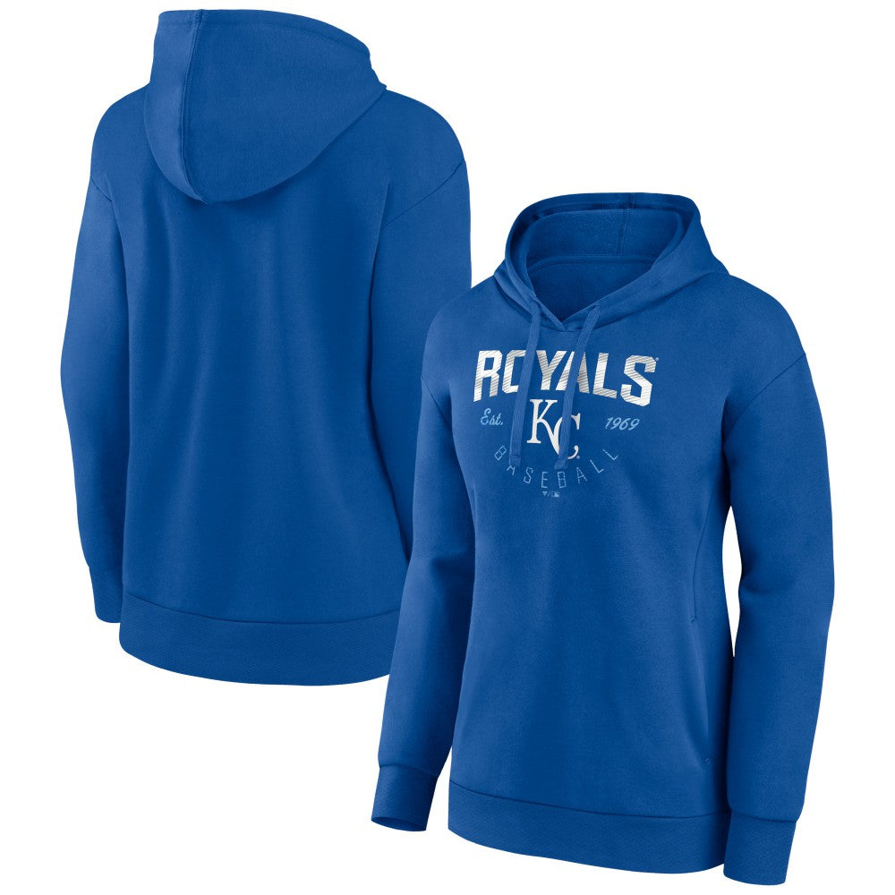 Kansas City Royals Women's Team Live For It Pullover Hoodie - Royal - MLB Online