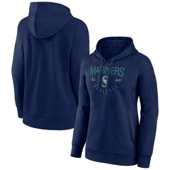 Seattle Mariners Women's Team Live For It Pullover Hoodie - Navy - MLB Lifestyle