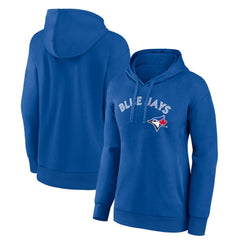 Toronto Blue Jays Women's Team Logo Lockup Pullover Hoodie - Royal - MLB Online