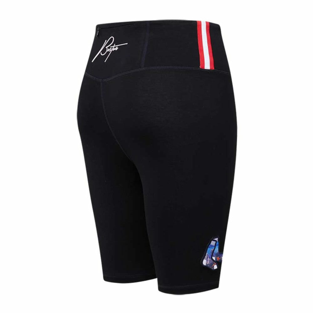 Boston Red Sox Pro Standard Women's City Scape Bike Shorts - Black - MLB Sale