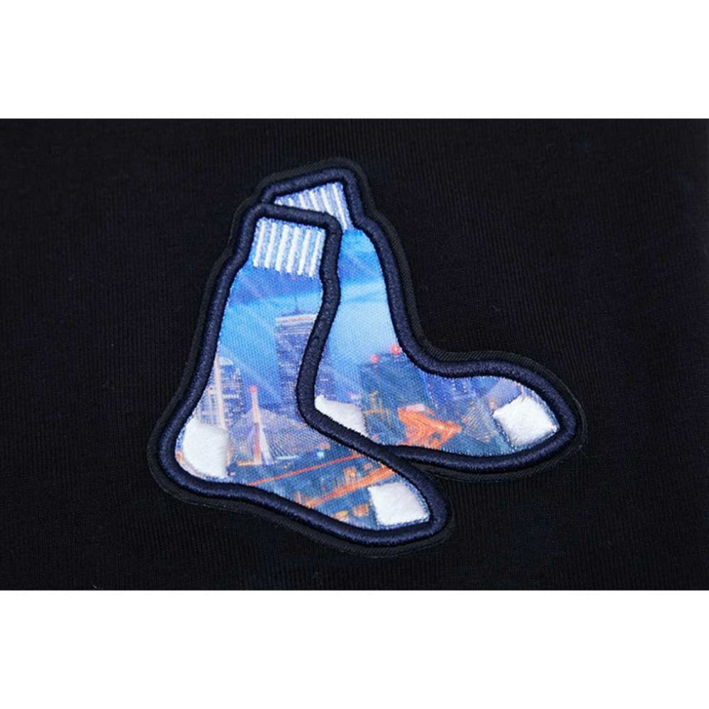 Boston Red Sox Pro Standard Women's City Scape Bike Shorts - Black - MLB Sale