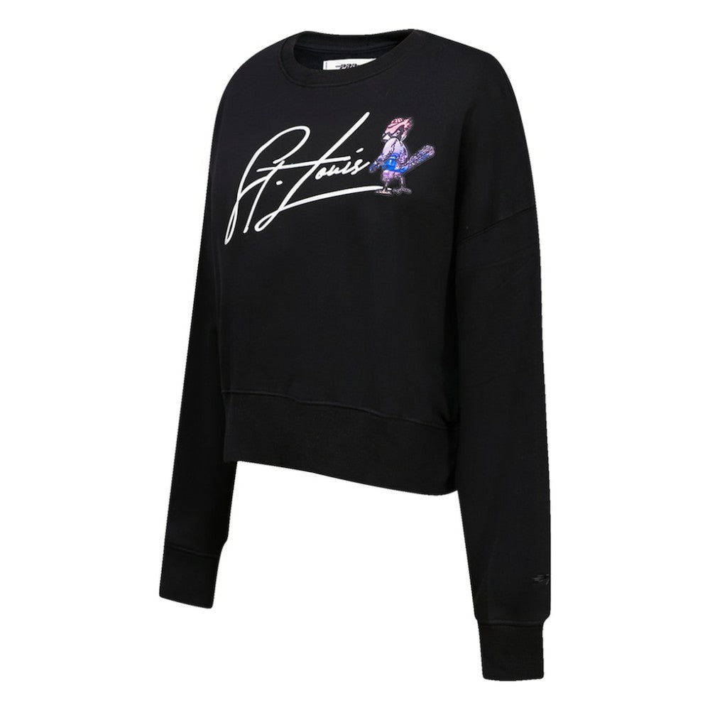 St. Louis Cardinals Pro Standard Women's City Scape Pullover Sweatshirt - Black - MLB Online
