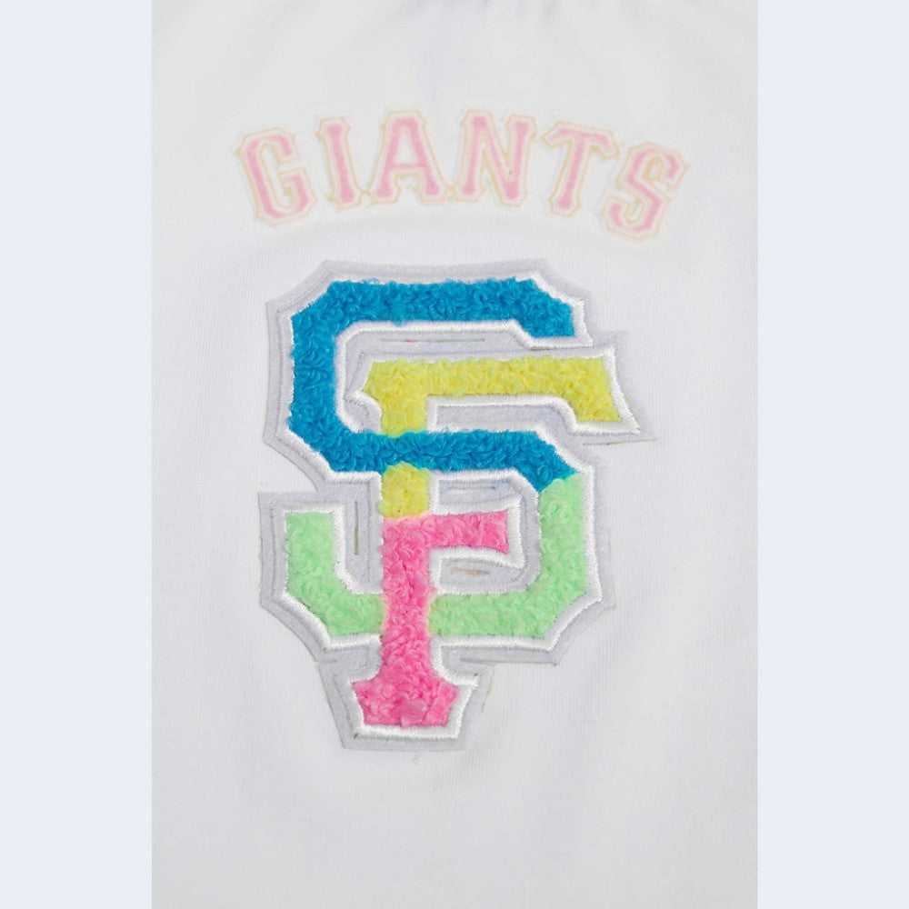 San Francisco Giants Pro Standard Women's Washed Neon Cropped Boxy T-Shirt - White - MLB on Sale
