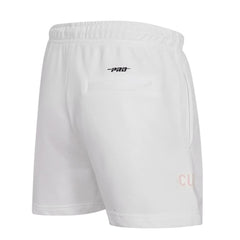 Chicago Cubs Pro Standard Women's Washed Neon Shorts - White - MLB Discount