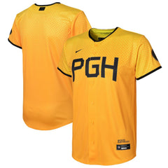Pittsburgh Pirates Nike Preschool City Connect Replica Jersey - Gold - Nike Discount