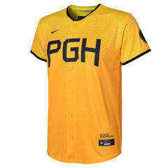 Pittsburgh Pirates Nike Preschool City Connect Replica Jersey - Gold - Nike Discount