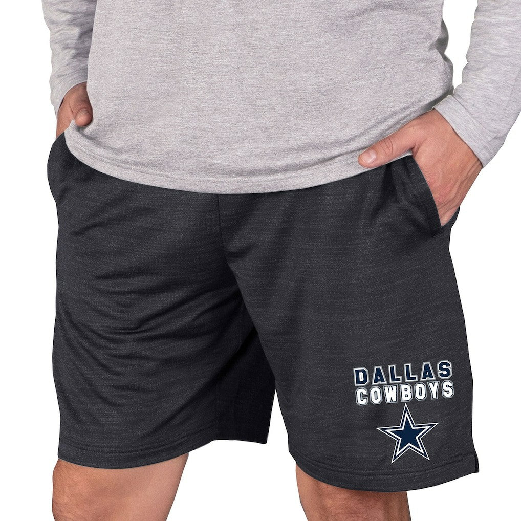 Dallas Cowboys Concepts Sport Bullseye Knit Jam Shorts Charcoal