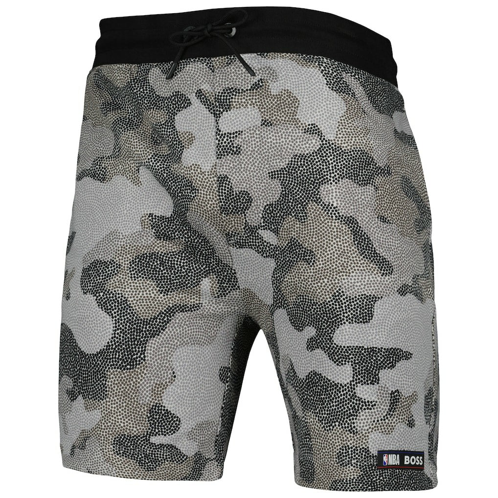 Chicago Bulls NBA x Hugo Boss Slam Camo Shorts Black