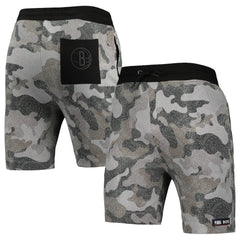 Brooklyn Nets NBA x Hugo Boss Slam Camo Shorts Black