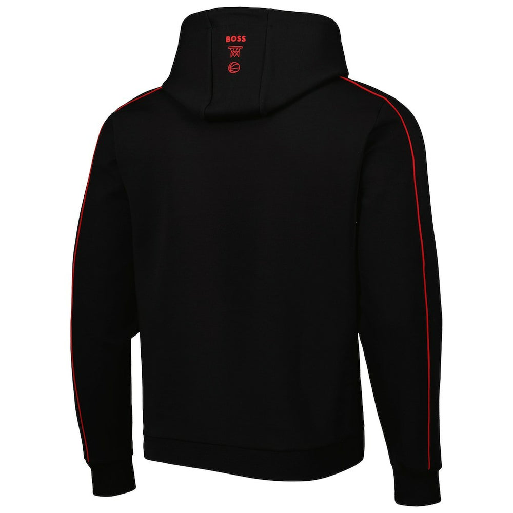 Atlanta Hawks NBA x Hugo Boss Team Bounce Tri-Blend Pullover Hoodie Black