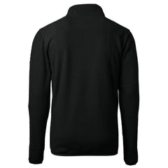 Las Vegas Raiders Cutter & Buck Cascade Eco Sherpa Fleece Big & Tall Quarter-Zip Throwback Jacket Black