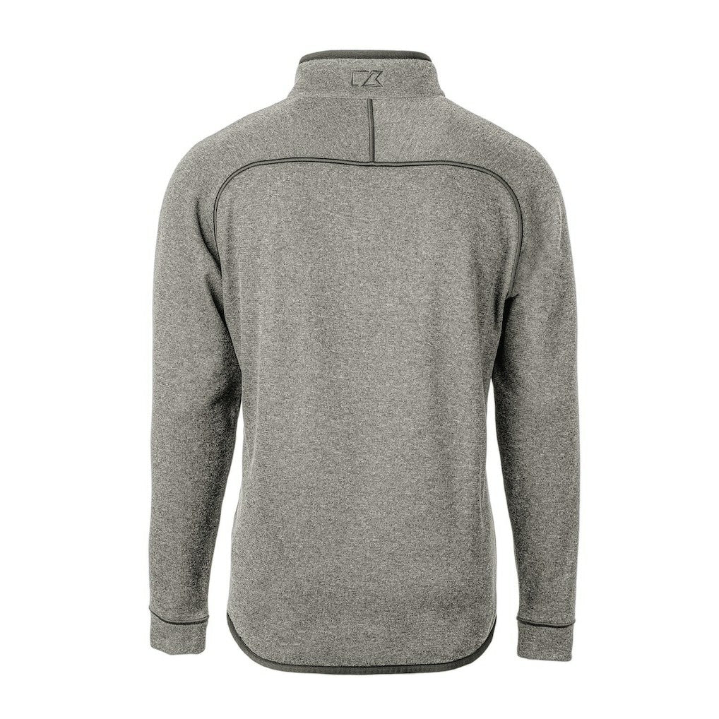 Indianapolis Colts Cutter & Buck Mainsail Sweater-Knit Big & Tall Half-Zip Pullover Jacket Heather Gray