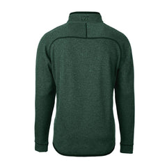 New York Jets Cutter & Buck Mainsail Sweater-Knit Big & Tall Half-Zip Pullover Jacket Heather Green